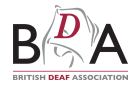 British Deaf Association main logo