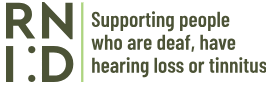 RNID hearing charity logo